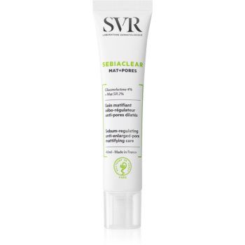 SVR Sebiaclear Mat+Pores fluid matifiant pentru reglarea cantitatii de sebum. la reducere