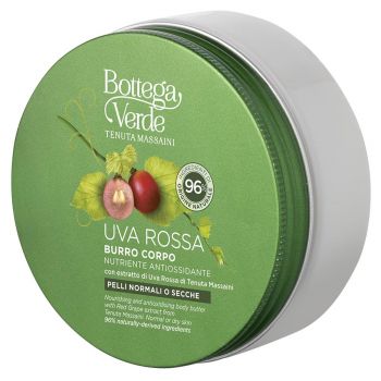 Unt de corp antioxidant cu extract de struguri rosii Unt de corp antioxidant cu extract de struguri rosii
