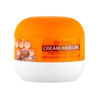 Vaselina Cosmetica Emolienta pentru Calcaie Crapate cu Rozmarin si Musetel Camco, 40ml Vaselina Cosmetica Emolienta pentru Calcaie Crapate cu Rozmarin si Musetel Camco, 40ml