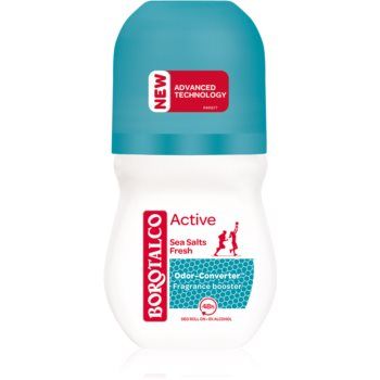 Borotalco Active Sea Salts Deodorant roll-on cu o eficienta de 48 h