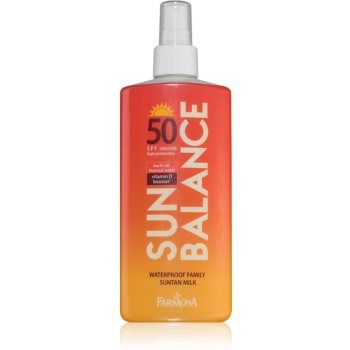 Farmona Sun Balance loțiune cu protecție solară pentru toată familia SPF 50
