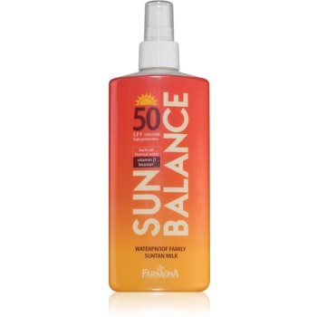 Farmona Sun Balance loțiune cu protecție solară pentru toată familia SPF 50 ieftina