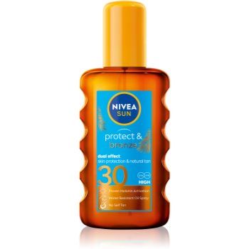 NIVEA SUN Protect & Bronze ulei de bronzat pentru piele uscata SPF 30