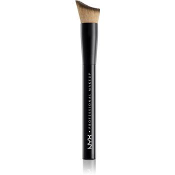 NYX Professional Makeup Total Control Foundation Brush pensula pentru machiaj