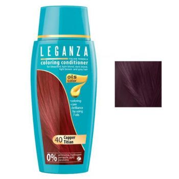 Balsam Nuantator Rosa Impex Leganza, nuanta 52 Aubergine, 150ml de firma originala