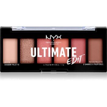 NYX Professional Makeup Ultimate Edit Petite Shadow paletă cu farduri de ochi