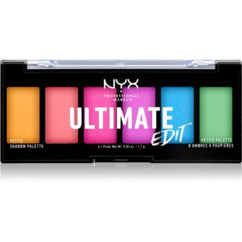 NYX Professional Makeup Ultimate Edit Petite Shadow paletă cu farduri de ochi