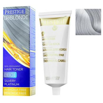 Vopsea de Par Semi-Permanenta Rosa Impex Prestige VIP's BeBlonde Hair Toner, nuanta BB07 Cool Vanilla, 100ml ieftina
