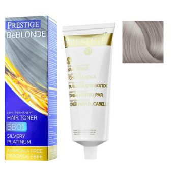 Vopsea de Par Semi-Permanenta Rosa Impex Prestige VIP's BeBlonde Hair Toner, nuanta BB10 Amethyst, 100ml de firma originala