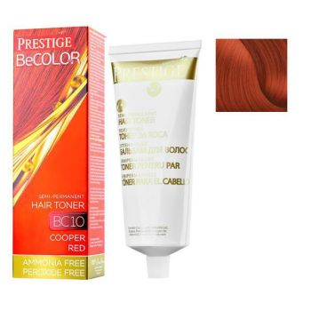 Vopsea de Par Semi-Permanenta Rosa Impex Prestige VIP's BeColor Hair Toner, nuanta BC10 Copper Red, 100ml