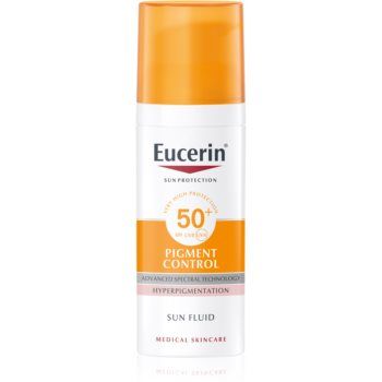 Eucerin Sun Pigment Control emulsie protectoare împotriva hiper-pigmentării tenului SPF 50+