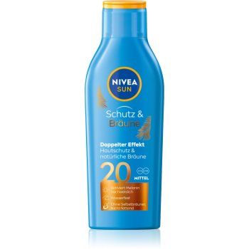 Nivea Sun Protect & Bronze lotiune de protectie solara intensiva SPF 20