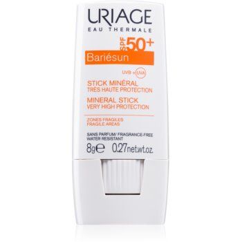 Uriage Bariésun Mineral Stick SPF 50+ baton de protecție minerală pe zonele sensibile SPF 50+ ieftina