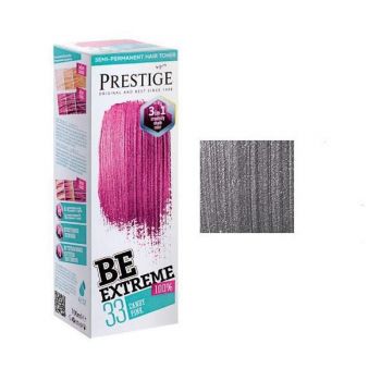 Vopsea de Par Semi-Permanenta Rosa Impex BeExtreme Prestige VIP's, nuanta BE25 Graphite, 100 ml