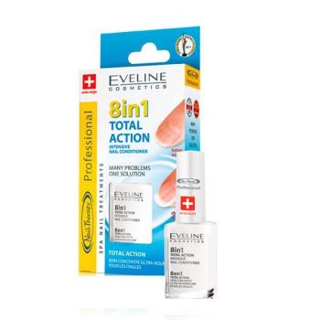 Tratament profesional pentru unghii, 8 in 1, Eveline Cosmetics, 12ml