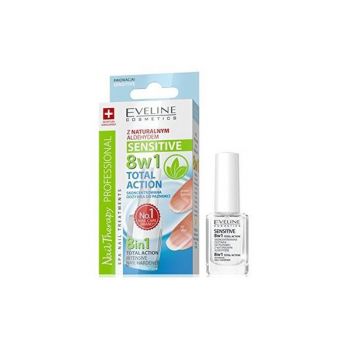 Tratament profesional pentru unghii, 8 in 1, Eveline Cosmetics, Sensitive, 12ml de firma original