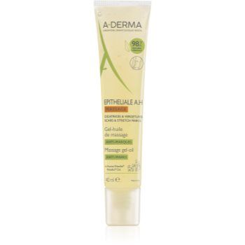 A-Derma Epitheliale A.H. Duo Massage Gel-Oil gel-ulei de masaj pentru cicatrici și vergeturi