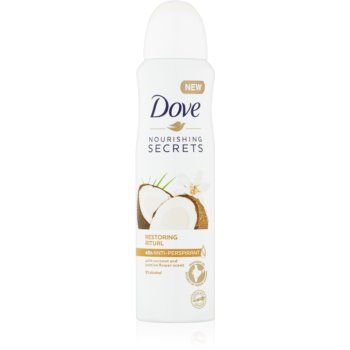 Dove Nourishing Secrets Restoring Ritual spray anti-perspirant cu o eficienta de 48 h Dove Nourishing Secrets Restoring Ritual spray anti-perspirant cu o eficienta de 48 h