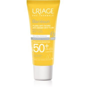 Uriage Bariésun Anti-Brown Spot Fluid SPF 50+ protective fluid cu o protectie UV ridicata Uriage Bariésun Anti-Brown Spot Fluid SPF 50+ protective fluid cu o protectie UV ridicata