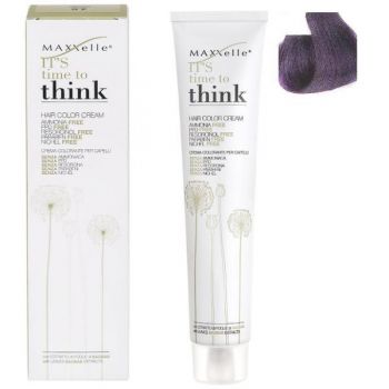 Vopsea de Par Demi-permanenta cu Ulei de Argan - Maxxelle Think Hair Color Cream, nuanta 5.20 Purple Light Chestnut Brown Vopsea de Par Demi-permanenta cu Ulei de Argan - Maxxelle Think Hair Color Cream, nuanta 5.20 Purple Light Chestnut Brown