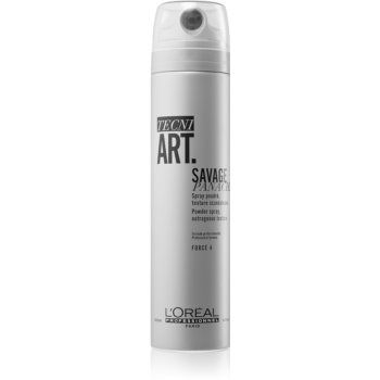 L’Oréal Professionnel Tecni.Art Savage Panache pudră sub formă de spray pentru fixare și formă