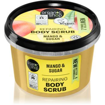 Organic Shop Mango & Sugar exfoliant corporal pentru piele mătăsoasă și netedă Organic Shop Mango & Sugar exfoliant corporal pentru piele mătăsoasă și netedă